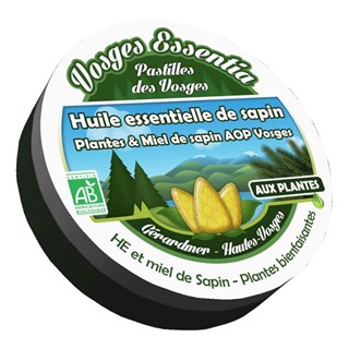 Pastilles des Vosges Spar, dennenhoning, planten bio 70g - 3340